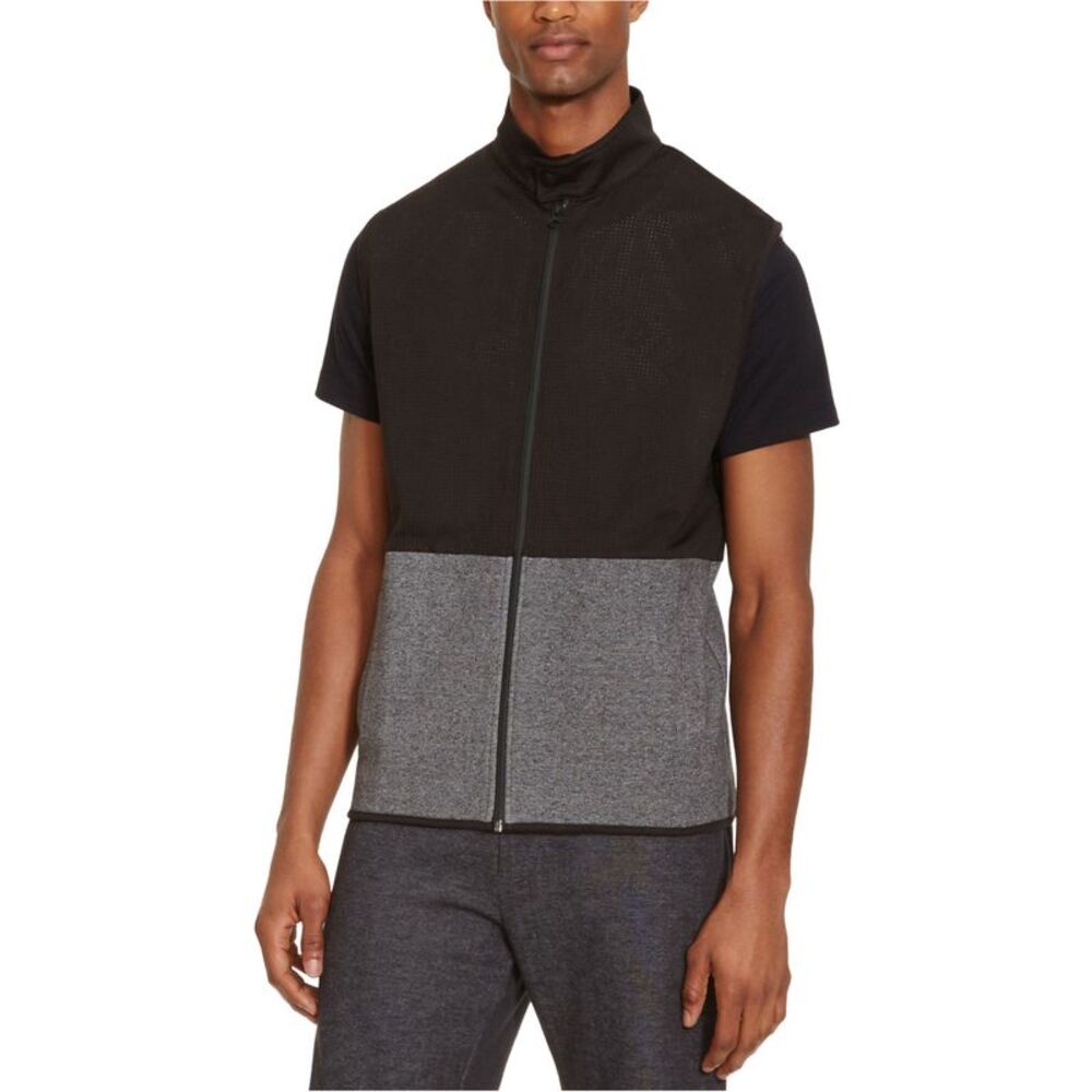 Kenneth Cole Mens Mesh-Layer Sweater Vest, NWT
